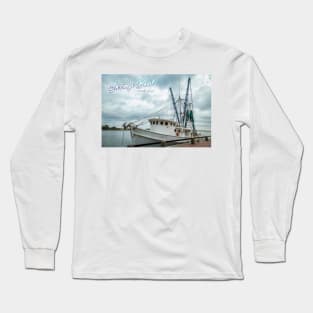 Shrimp Boat in Savannah Long Sleeve T-Shirt